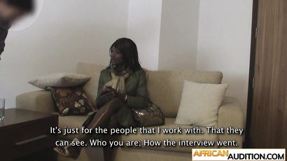 Pure African Amateur Porn On A Fake Casting