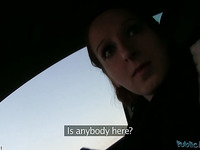 Angelic Zuzana Gives Hunk A Zealous Cowgirl Riding In The Car