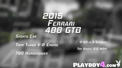 Ferrari 488 An Four Hottie Babes Together