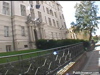 European Cock Sucker Nikol Is Thinking About Deep Blowjob Outdoors