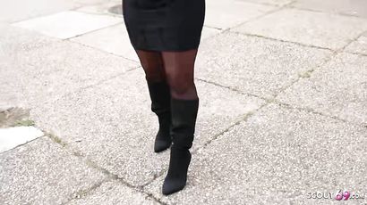 GERMAN SCOUT   Big Jugs Mature Tempting Susi