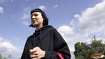 GERMAN SCOUT   Tall Skinny French Girl Delfine Dahlia Pickup And Talk To Casting Fuck