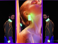 Neon Gangbang   Hot Wax And Hard Cocks