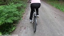 Cycling Trip Turn Into Outdoor Fucking On The Bicycle