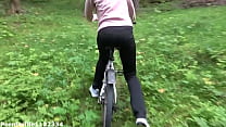 Cycling Trip Turn Into Outdoor Fucking On The Bicycle