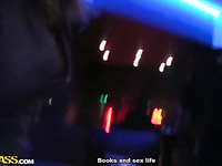 Sexy Blondie Goes For Mad Sex In Public Restroom