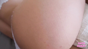 Russian Teen Kate Kuray Gets Morning Creampie