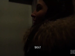 Wild Fuck For Debt With A Hot Brunette In Sexy Lingerie