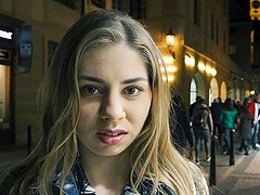 Amateur Blonde Cutie Julia Red Picked Up And Pounded By A Stranger