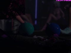 Night Party 4K HENTAI Gangbang   3D Group Sex 2024