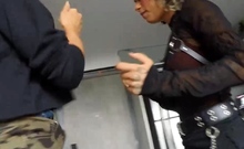 Latina Goth Teens Gagging On American BWC