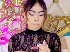 Tattoed Amateur Webcam Girl Hot Dildo Action Masturbation