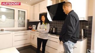 Asian German Older Picked Up And Banged