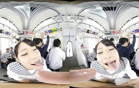 Hot Japanese Babe Gives A Superb Blowjob And Strips In VR