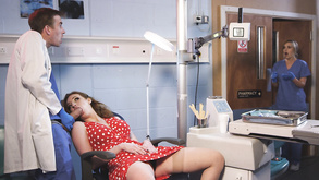 Kinky Doctor Bangs Slutty Redhead Wife In His Office