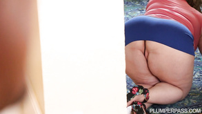 Busty Blonde Bbw Lynn Underwood Gives Titjob And Fucks Bbc