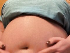 BBW Belly Plop And Belly Play