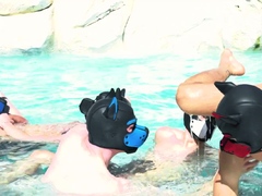 WOOF! WOOF! Pup Play By The Pool!