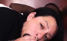 Big Cock Brunette Milf Sucks A Big Cock Pov