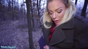 Public Agent Blonde Australian Isabelle Deltore Screws A Stranger For Money