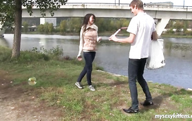 Paula Shy Easily Seduce A Guy With Her Big Natural Tits