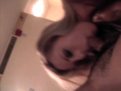 Striking Blonde Julie Puts Her Hands And Lips To Work On A Cock In POV