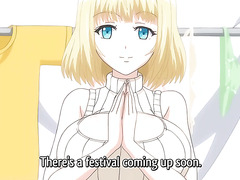 Busty Blonde Babe Gets Fucked & Creampied Outdoors   2D Hentai