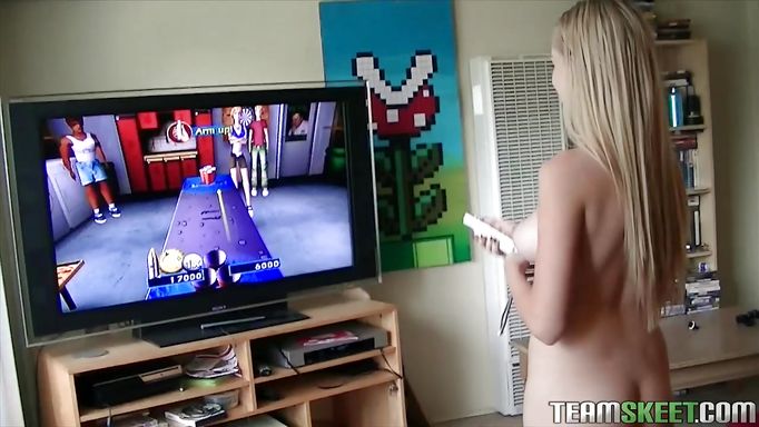 Blonde Teen With Blue Eyes Getting Fucked