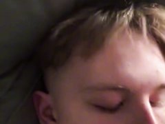 Cute Blonde Sucking His Best Friends Big White Cock