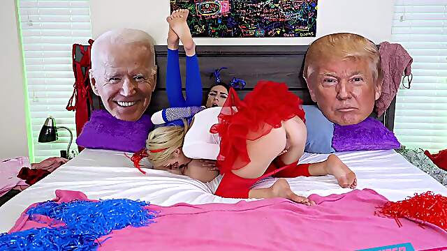 Brick & Mackenzie’s Saucy Threesome: Blowjobs Galore