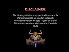 Hentai Redhead Gives Blowjob And Having Sex