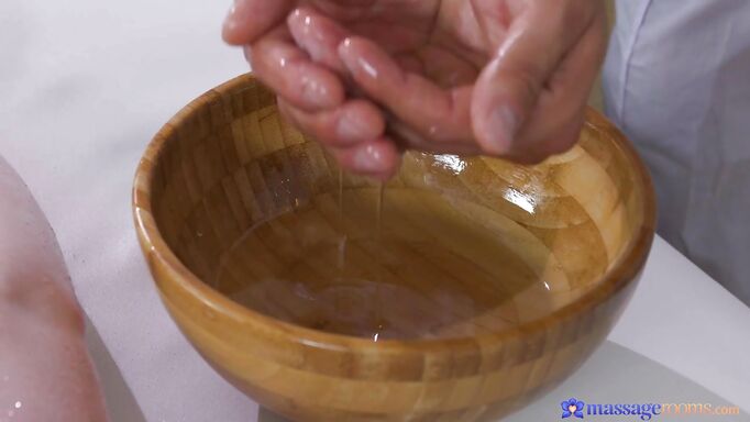 Her First Oily Massage
