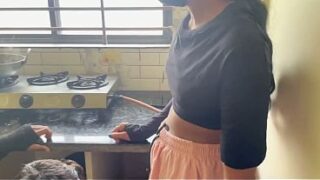 Indian Small Tits Maid Hard Fucking Tight Ass By Owner In Kitchen