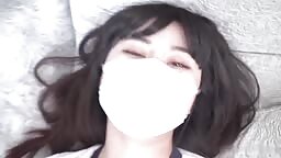 Asian Amateur White And Tender Pussy, Cums In A Mess