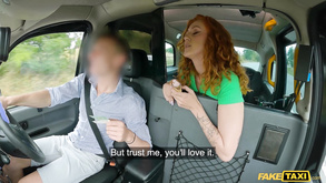 Redhead Cherry Candle Ice Cream Tease