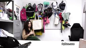 Curly Ebony Suspect Craves For Creampie