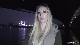 GERMAN SCOUT   Perfect Round Ass German Girl Marie Cherie Pick Up For First Casting Fuck
