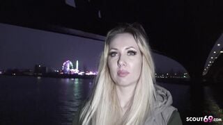 GERMAN SCOUT   Perfect Round Ass German Girl Marie Cherie Pick Up For First Casting Fuck