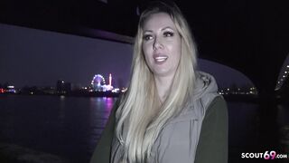GERMAN SCOUT   Perfect Round Ass German Girl Marie Cherie Pick Up For First Casting Fuck