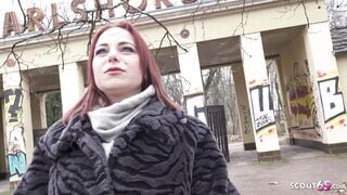 GERMAN SCOUT   Curvy German Saggy Tits Girl Emma Fox Pick Up For Casting Fuck In Berlin
