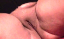 Redhead German BBW Fucks A Corn Cob