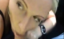 Amateur German Blowjob Im Auto