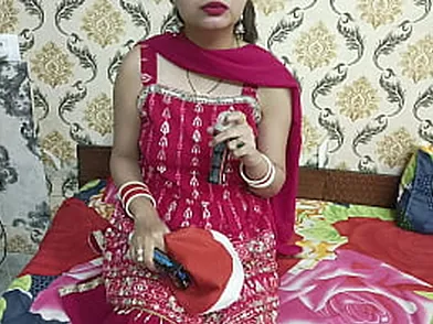 Crimson Warm Bhabhi From India Gets Kinky On Christmas Night With Her Hindi Devar In Supah Super Steamy Porn Flick