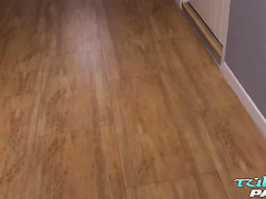 Butch Asian Slut Shows Her Wonderful Body To Make A White Man Cum